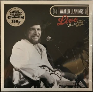 Waylon Jennings - Live From Austin TX '84 LP - Vinyl Album - SEALED NEW RECORD - Picture 1 of 1