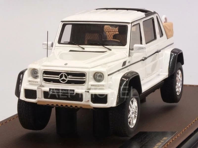 Mercedes Maybach G650 Landaulet open 2017 White Metallic 1:43 GLM GLM207601 - Immagine 1 di 1