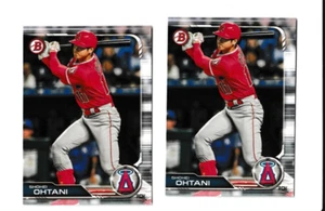 (2) 2019 Bowman #34 Lot SHOHEI OHTANI Angles Dodgers - Picture 1 of 2