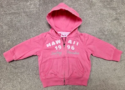 Impidimpi - Mädchen  Reißverschluss  Sweat Jacke - Pink / Rosa - Gr. 62 / 68 - Bild 1 von 4