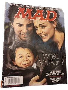 Mad Magazine #472 Dezember 2006 What Me Suri? Tom Cruise Greys Anatomy - Bild 1 von 2