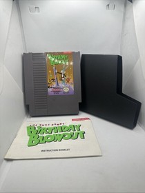The Bugs Bunny Birthday Blowout NES Nintendo Completo CIB Muy Buen Estado!