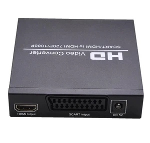 SCART to HDMI+HDMI RGB HD Video Converter Audio scart to hdmi+Digital 1080P - Picture 1 of 14