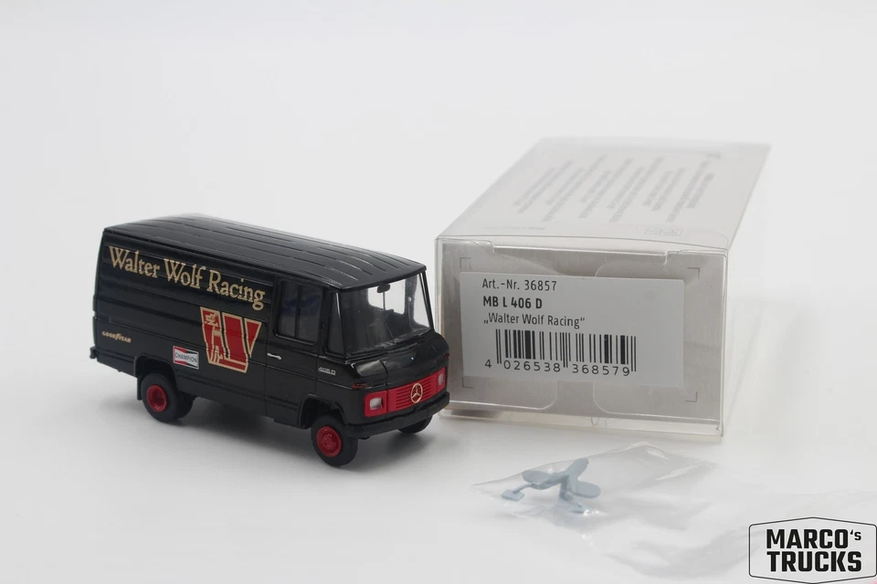 Brekina MB L406 del equipo Walter Wolf Fórmula 1 Nº 36857 1/87/BRN2440 Foto 1 de 1