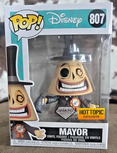 ULTRA RARE! Funko POP! Mayor #807 - HOT TOPIC EXCLUSIVE DIAMOND COLLECTION! 🎭✨ - Picture 1 of 7