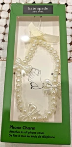 NEW Kate Spade New York Phone Charm Detachable Cell Phone Lanyard Dazzle Chain - Photo 1 sur 1