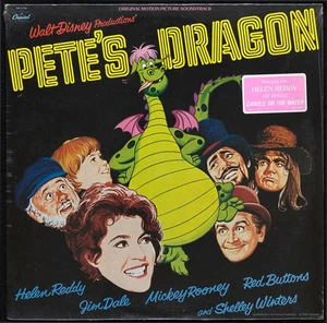 Pete's Dragon Soundtrack SEALED w/Hype Sticker Vinyl LP 1977 Capitol Walt Disney - Picture 1 of 2