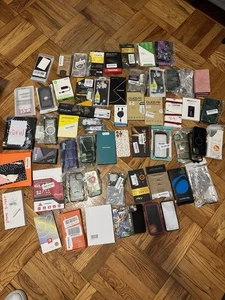 Bulk Wholesale Lot of 60 Mixed Cell Phone Cases Accessories Iphone Android Mix - Picture 1 of 9