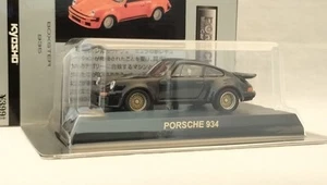 KYOSHO 1/64 PORSCHE 934 Black DIECAST CAR MINICAR COLLECTION Free Shipping - Picture 1 of 13