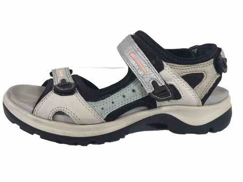 Sandali donna Ecco Yucatán taglia 9 5 rosa betulla blu accenti sandali con cinturino