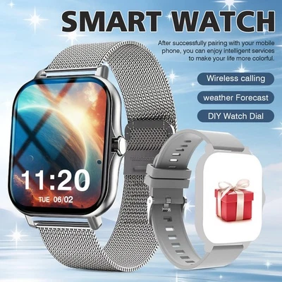 Ultimate Sports Smart Watch Fitness Tracker Bluetooth Call Message Reminder Gift - Image 1 of 4