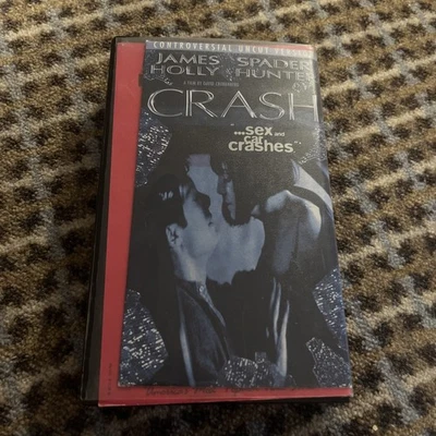 David Cronenberg‘S Crash Vhs Rental Copy Movie Gallery Oop Rare - Image 1 of 4