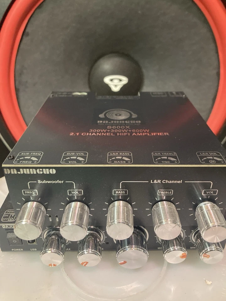 Placa Amplificador S600X 2.1 Canales 300W+300W+600W Potencia Salida Tpa3255 Chip...... Foto 1 de 1