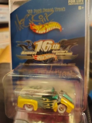 Caminhão Ford Panel Convention Hot Wheels '56 assinado* - Imagem 1 de 4