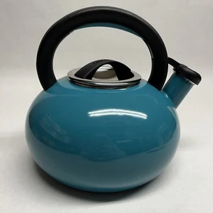 Circulon 2 qt. Enameled Aqua Tea Kettle/Pot - Bild 1 von 9