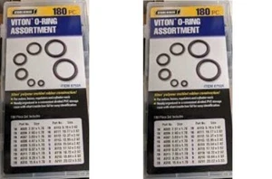 360 Piece Viton O-Ring Kit Excellent Protection High Heat Applications - Picture 1 of 2