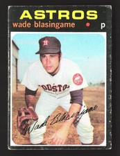 1971 Topps Baseball Vintage #79 Wade Blasingame    Houston Astros