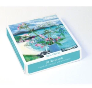 Sea Views - 20 Assorted Blank Notecards / Notelets - Coast Nature Bay 13.5 cm - Picture 1 of 5
