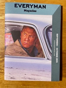 James Bond No Time To Die Cover Everyman Cinema Magazine UK Sep-Oct 2021 RARE - Picture 1 of 6
