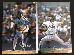 Roger McDowell Signed Autographed New York Mets Magazine Page Photo Color - Picture 1 of 2