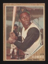 1962 Topps #10 Roberto Clemente - Color Added