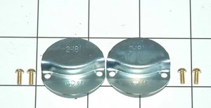 1957-61 Corvette & Chevy Carter WCFB 1x4 placas de válvula de aire auxiliares con tornillos 6 piezas - Imagen 1 de 1