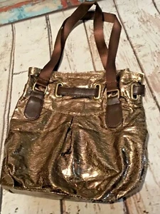 Bolso pequeño de cosméticos de maquillaje Bath & Body Works bronce NUEVO  - Imagen 1 de 2