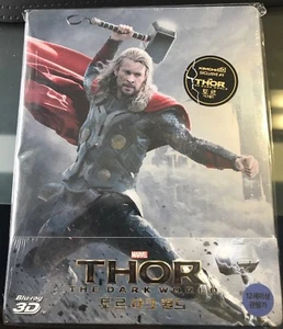 Thor Steelbook 3D (The Dark World Kimchi DVD 3D Blu-Ray) ~ 250/300 NEW RARE!!!! - Picture 1 of 2