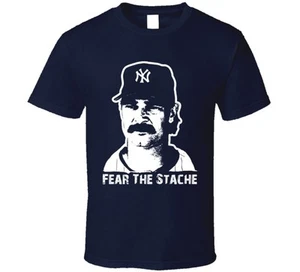 Don Mattingly Fear The Stache Baseball T-Shirt  - Bild 1 von 1