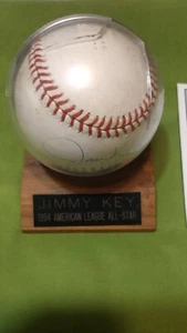 JIMMY KEY Autographed Baseball - Picture 1 of 8