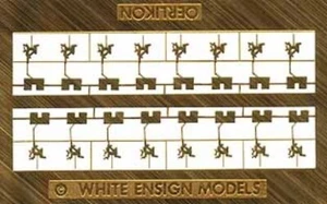 White Ensign Models 1/350 Post-War 20mm Oerlikons & Shields Fotoincisione Miglioramento... - Foto 1 di 1
