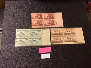 ( 3 ) ......1956 Plattenblöcke postfrisch og f/vf portofrei tolle Briefmarken - Bild 1 von 4