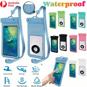 Waterproof Phone Pouch Floating Seal Case Underwater Dry Bag iPhone Universal AU - Picture 1 of 14