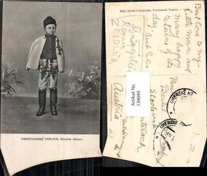 130095,Trencianske Teplice Teplitz Junge in Tracht Volkstracht Trencin  - Picture 1 of 1