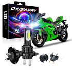 H7 LED Headlight Motorcycle for Kawasaki 250 300 650 ZX6R ZX10R Bulbs