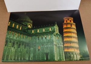 CATEDRAL DE PISA Y TORRE INCLINADA - Solo en Italia Serie - Grting Crd en blanco NIAF c2000 - Imagen 1 de 7