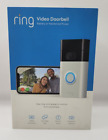 Ring Video Doorbell (2nd Gen)  Satin Nickel Wireless Rechargeable Night Vision