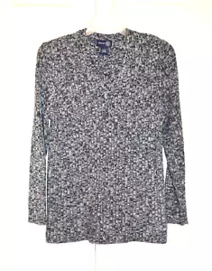 Venezia Jeans Sweater Women's Size 14 / 16 Blue Variegated 100% Acrylic - Picture 1 of 10
