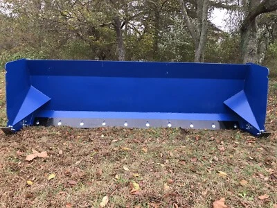 Snow Pusher Skid Steer Mount 10 foot Snow Box Box Plow - Image 1 of 4
