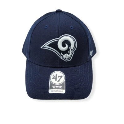 '47 Los Angeles Rams MVP Navy Adjustable Strap Hat Cap - Image 1 of 4