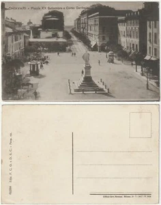 CHIAVARI - GENUA - PIAZZA XX SEPTEMBER E CORSA GARIBALDI -44630- - Bild 1 von 1