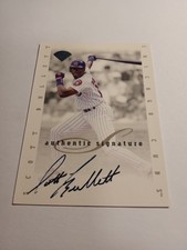 1996 Leaf Extended Series Authentic Signature Scott Bullett Chicago Cubs