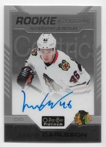 20/21 O-PEE-CHEE PLATINUM ROOKIES AUTOGRAPH RC Lucas Carlsson #RLC GROUP E - Picture 1 of 1