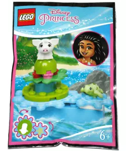 LEGO Disney Prinzessin Moana Pua Schwein und Schildkröte Folie Pack 302008-1 - Bild 1 von 1