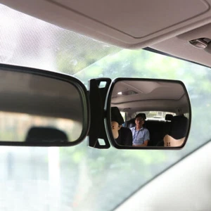 Car Seat Back Rear View Mirror For Baby Mini Safety Convex Mirrors Adjustable - Picture 1 of 12