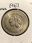 1967 GHANA 10 PESEWAS