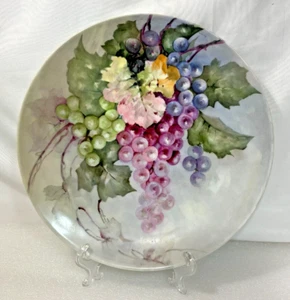 T &V Limoges France Hand Painted Charger Plate ~ Excellent ~ 12.25" - Picture 1 of 5