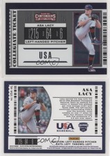 2019 Panini Elite Extra Edition USA Collegiate National Team Tickets Asa Lacy