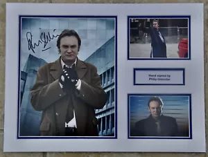 Philip Glenister Signed 10" x 8” Colour Photo Mounted Ashes To Ashes With COA - Picture 1 of 5
