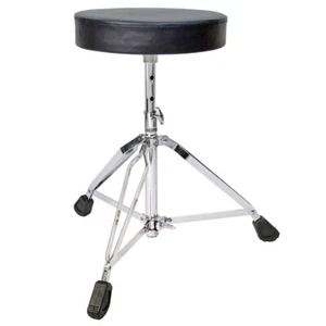 keepdrum Drumhocker Rundsitz 3-Bein Schlagzeug Hocker - Picture 1 of 4